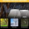 LED Outdoor Solar Ip65 Waterproof  Remote Control - Image 2